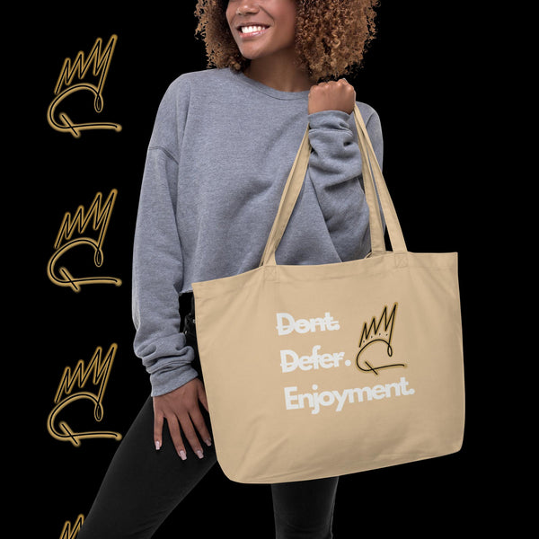 DDE Large organic tote bag