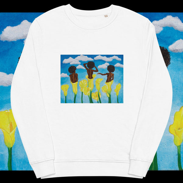 Calla Lily Ladies Unisex organic sweatshirt